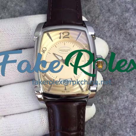 Replica Parmigiani Fleurier Kalpa Grande PFC123-0000102 Stainless Steel Champagne Dial Swiss PF331.01