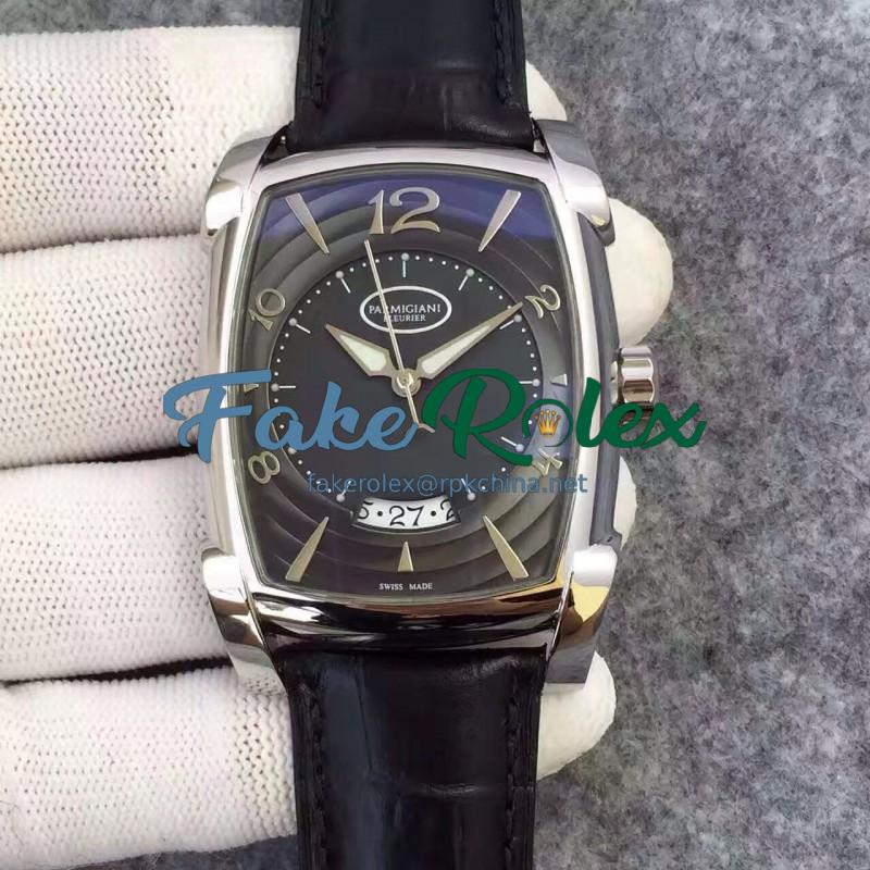 Replica Parmigiani Fleurier Kalpa Grande PFC123-0000102 Stainless Steel black Dial Swiss PF331.01