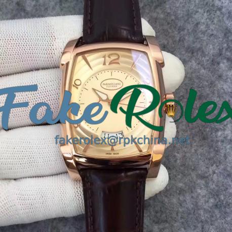 Replica Parmigiani Fleurier Kalpa Grande PFC123-0000102 Rose Gold Champagne Dial Swiss PF331.01