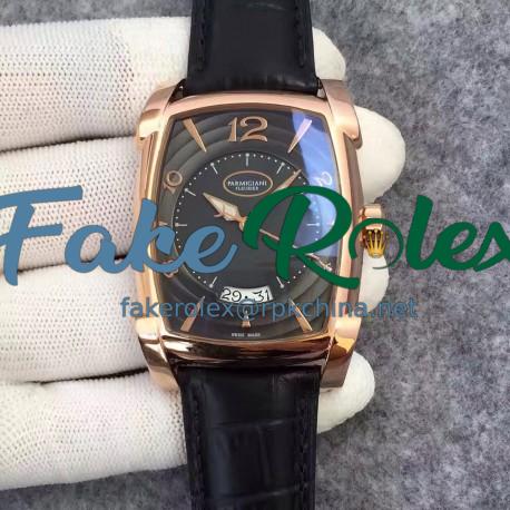 Replica Parmigiani Fleurier Kalpa Grande PFC123-0000102 Rose Gold Black Dial Swiss PF331.01