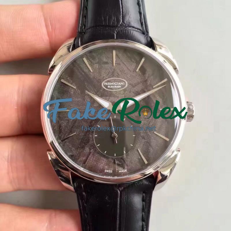 Replica Parmigiani Fleurier Tonda PFC267-3001400-HA1441 Stainless Steel Meteorite Black Dial Swiss PF701