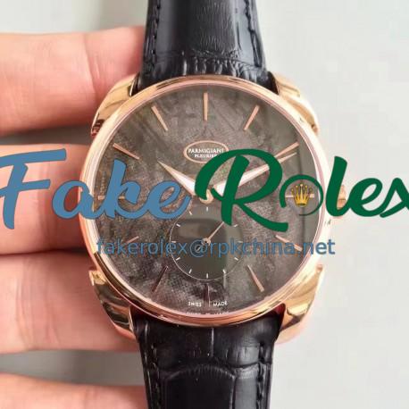 Replica Parmigiani Fleurier Tonda PFC267-1000600-HA3141 Rose Gold Meteorite Black Dial Swiss PF701