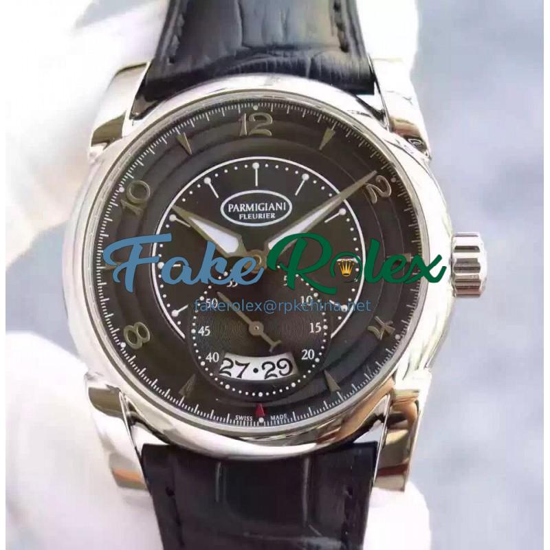 Replica Parmigiani Fleurier Kalpa Tonda PF012510 Stainless Steel Black Dial Swiss PF331