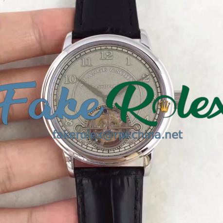 Replica A. Lange & Sohne 1815 Tourbillon 730.032 LH Stainless Steel Grey Dial Swiss L102.1