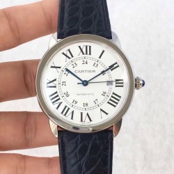 Replica Ronde Solo De Cartier W6701010 42MM UT Stainless Steel White Dial Swiss 2892