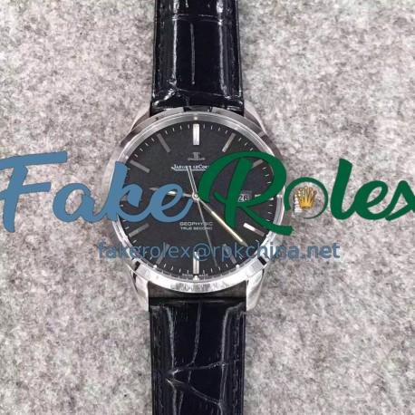 Replica Jaeger-LeCoultre Geophysic True Second 8018420 N Stainless Steel Black Dial Swiss Calibre 770