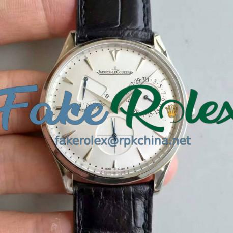 Replica Jaeger-LeCoultre Master Ultra Thin Reserve De Marche 1378420 N Stainless Steel White Dial Swiss Calibre 938