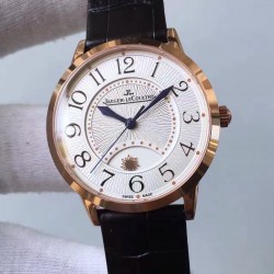 Replica Jaeger-LeCoultre Ladies Rendez-Vous Night & Day Large 3612420 38MM N Rose Gold White Dial Swiss 898D/1