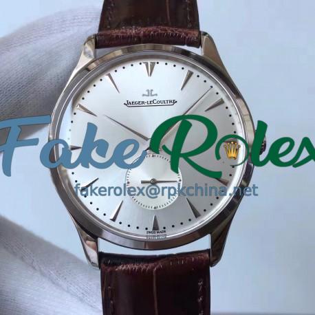 Replica Jaeger-LeCoultre Master Grande Ultra Thin Small Second 1358420 ZF Stainless Steel Silver Dial Swiss Calibre 896