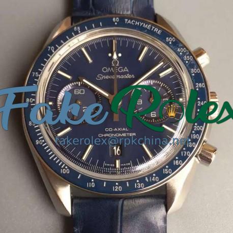 Replica Omega Speedmaster Professional Chronograph Stainless Steel Blue Dial Swiss 9300