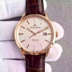 Replica Jaeger-LeCoultre Geophysic True Second 8012520 N Rose Gold Cream Dial Swiss Calibre 770