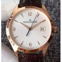 Replica Jaeger-LeCoultre Master Control Date 1542520 Rose Gold White Dial Swiss Calibre 899