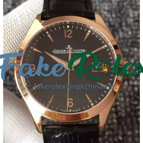 Replica Jaeger-LeCoultre Master Control Date 1542520 Rose Gold Black Dial Swiss Calibre 899