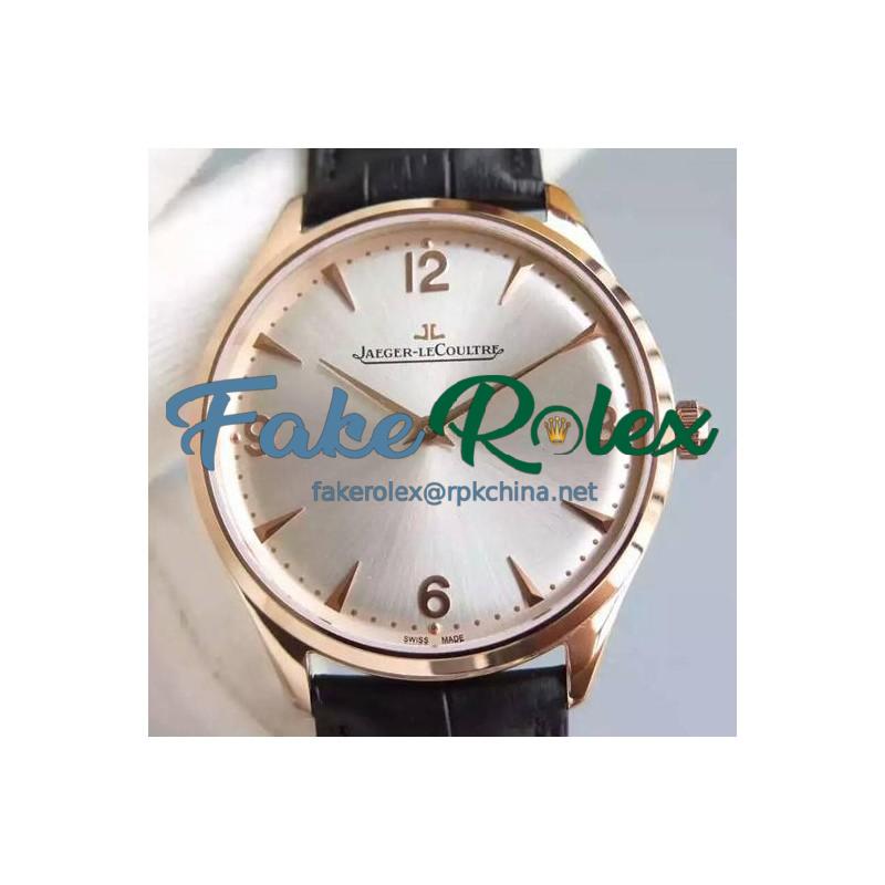 Replica Jaeger-LeCoultre Master Control 1833 Ultra Thin Q1348120 N Rose Gold Silver Dial Swiss Calibre 849