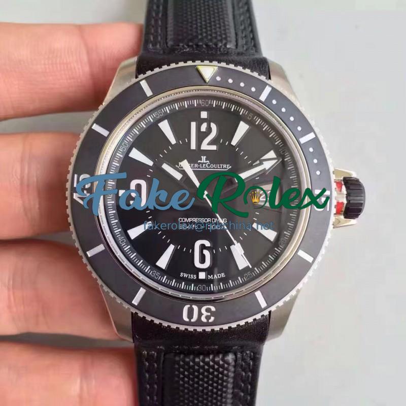 Replica Jaeger-LeCoultre Master Compressor Navy Seals Q2018670 Limited Edition N Stainless Steel Black Dial Swiss 2836-2