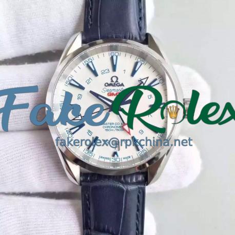 Replica Omega Seamaster Aqua Terra 150M GMT 231.92.43.22.04.001 43MM JH Stainless Steel White Dial Swiss 8605