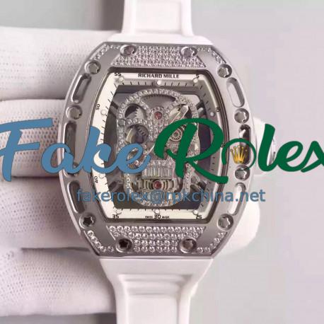 Replica Richard Mille RM052 SF Titanium & Diamond Diamond Skull Dial Swiss M6T51