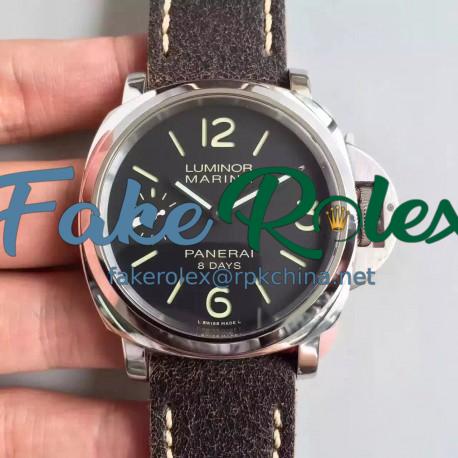 Replica Panerai Luminor Marina 8 Days PAM 510 ZF Stainless Steel Black Dial Swiss P5000