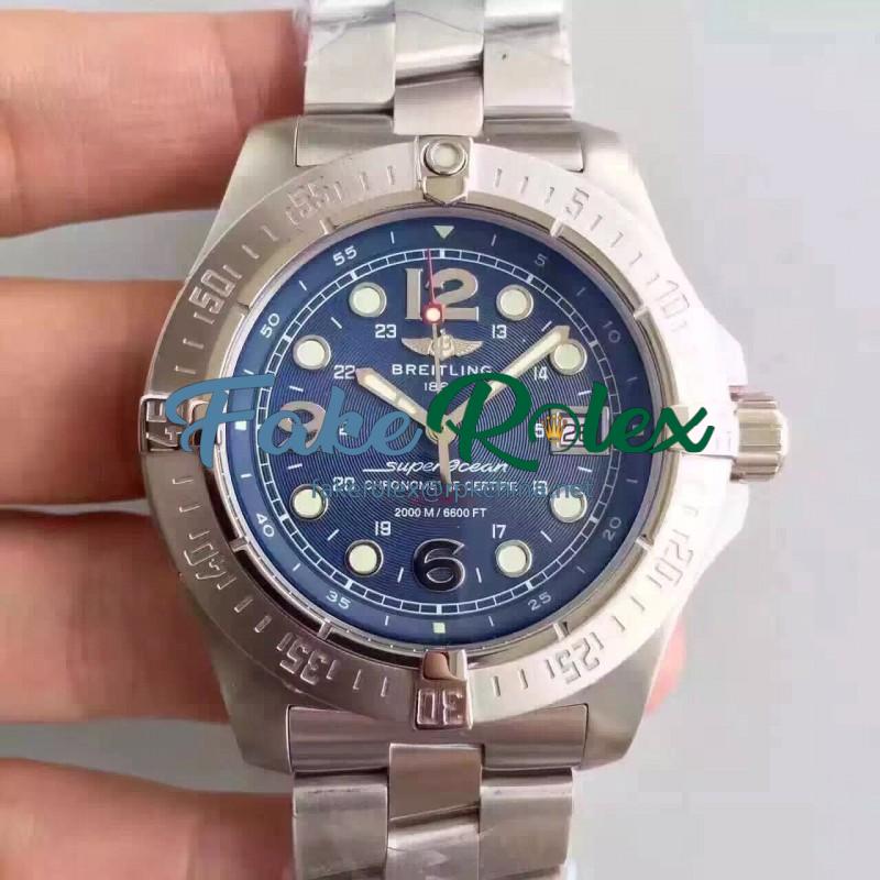 Replica Breitling Superocean Steelfish A1739010-B772-134A N Stainless Steel Blue Dial Swiss 2836-2