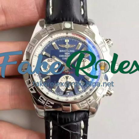 Replica Breitling Chronomat 44 AB011012/C788/435X/A20BA.1 N Stainless Steel Blue Dial Swiss 7750