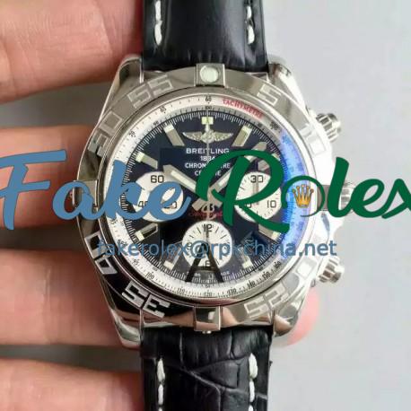 Replica Breitling Chronomat 44 AB011012/B967/435X/A20BA.1 N Stainless Steel Black Dial Swiss 7750