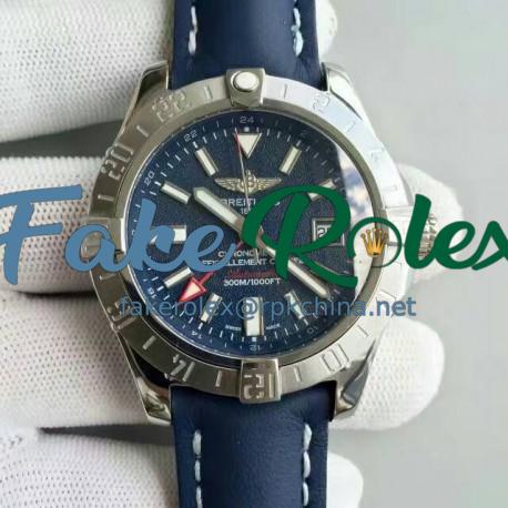 Replica Breitling Avenger II GMT A3239011/C872/105X/A20BA.1 N Stainless Steel Blue Dial Swiss 2836-2