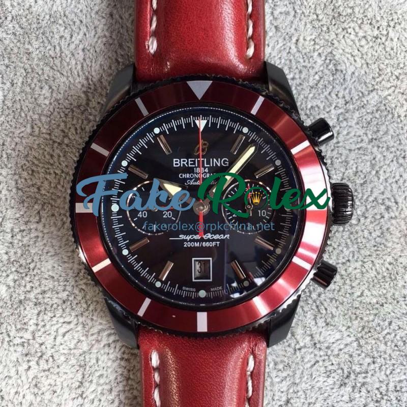 Replica Breitling Superocean Heritage Chronograph M23370D4/BB81 N PVD Black Dial Swiss 7750