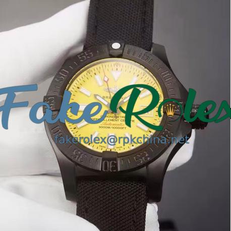 Replica Breitling Avenger II Seawolf Limited Edition M17331E2/I530-101W PVD Yellow Dial Swiss 2836-2