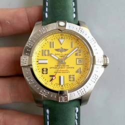 Replica Breitling Avenger II Seawolf A1733110/I519/189X/A20BASA.1 N Stainless Steel Yellow Dial Swiss 2836-2