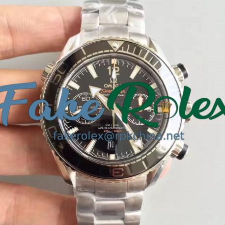 Replica Omega Seamaster Planet Ocean 600M Chronograph 232.30.46.51.01.001 JH Stainless Steel Black Dial Swiss 9900