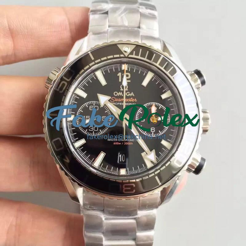 Replica Omega Seamaster Planet Ocean 600M Chronograph 232.30.46.51.01.001 JH Stainless Steel Black Dial Swiss 9900