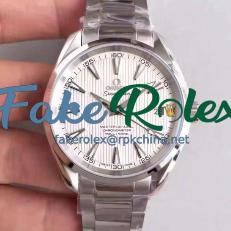 Replica Omega Seamaster Aqua Terra 150M Master Co-Axial 231.10.42.21.02.003 KW Stainless Steel White Dial Swiss 8500