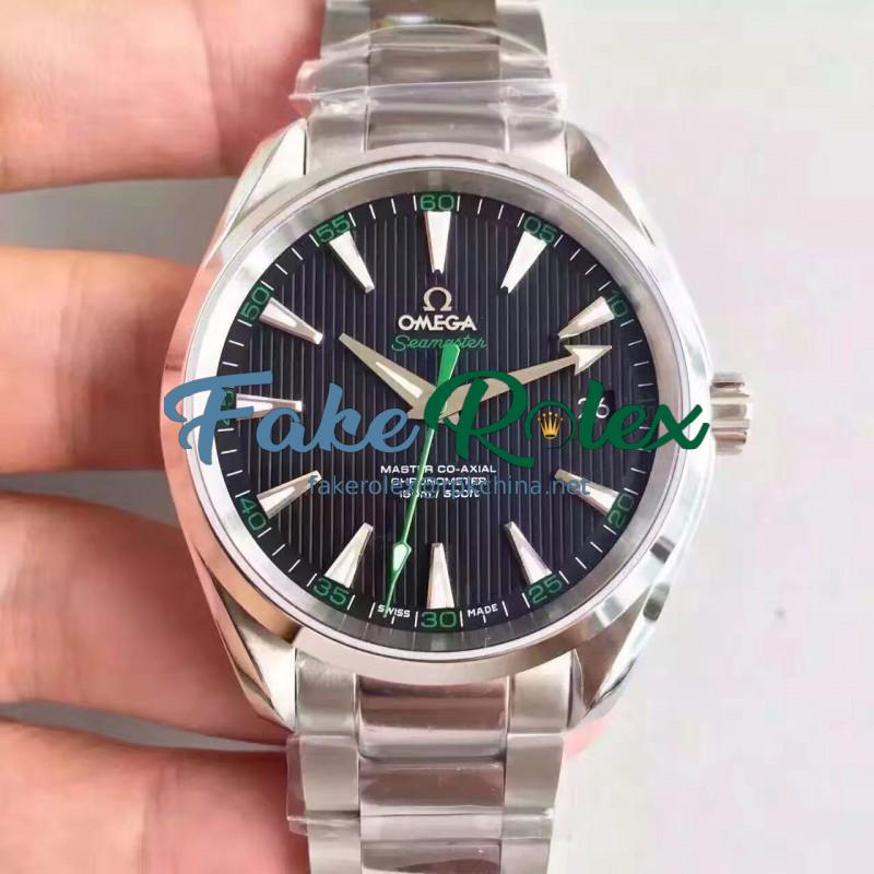 Replica Omega Seamaster Aqua Terra 150M Master Golf Edition 231.10.42.21.01.004 KW Stainless Steel Black Dial Swiss 8500