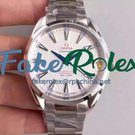 Replica Omega Seamaster Aqua Terra 150M Captain’s Watch Ryder Cup 231.10.42.21.02.002 KW Stainless Steel White Dial Swiss 8500