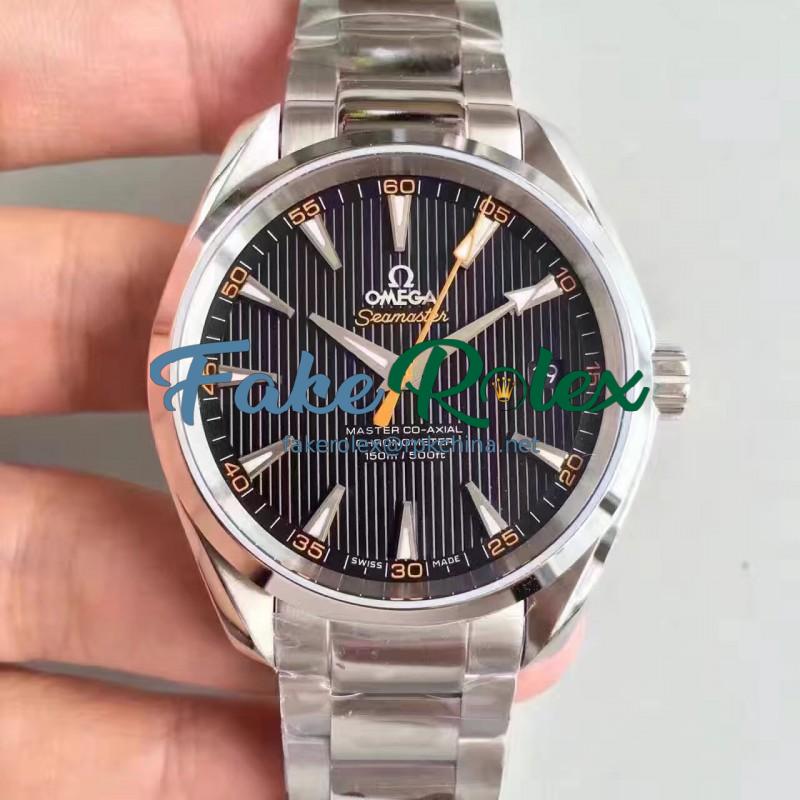 Replica Omega Seamaster Aqua Terra 150M Master Co-Axial 231.12.42.21.01.002 KW Stainless Steel Black Dial Swiss 8500