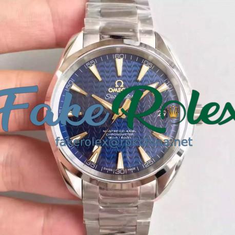 Replica Omega Seamaster Aqua Terra 150M Master Co-Axial 231.10.42.21.03.004 KW Stainless Steel Blue Dial Swiss 8500