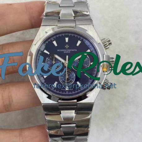 Replica Vacheron Constantin Overseas Chronograph Stainless Steel Blue Dial Swiss 7750