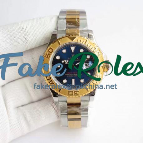 Replica Rolex Yacht-Master 40 116622 JF Stainless Steel & Yellow Gold Blue Dial Swiss 3135