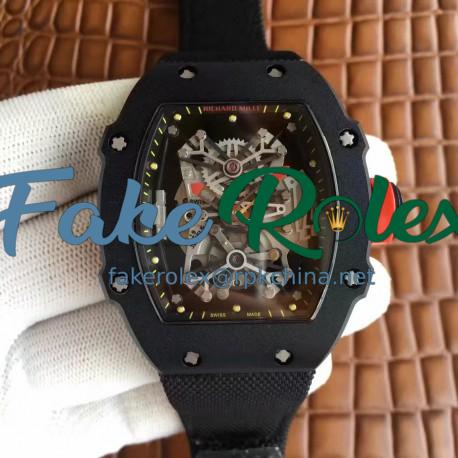 Replica Richard Mille RM27-01 Rafael Nadal PVD Black Dial M9015