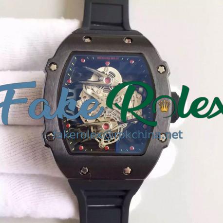 Replica Richard Mille RM27-02 PVD Black & Skeleton Dial M9015