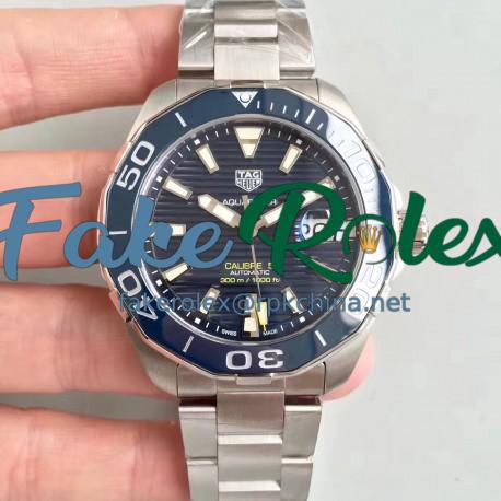 Replica Tag Heuer Aquaracer Calibre 5 WAY201B.BA0927 MK Stainless Steel Blue Dial Swiss 2824-2