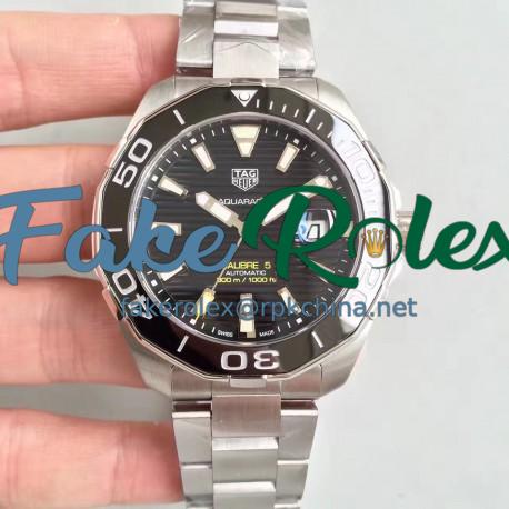 Replica Tag Heuer Aquaracer Calibre 5 WAY201A.BA0927 MK Stainless Steel Black Dial Swiss 2824-2