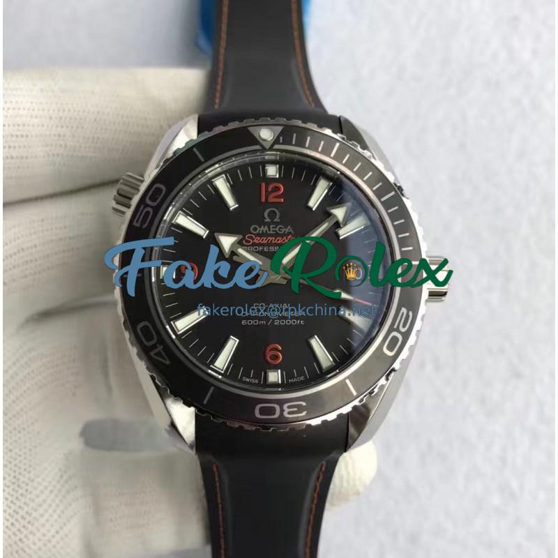 Replica Omega Seamaster Planet Ocean 600M 232.32.46.21.01.005 45.5MM KW Stainless Steel Black Dial Swiss 8500