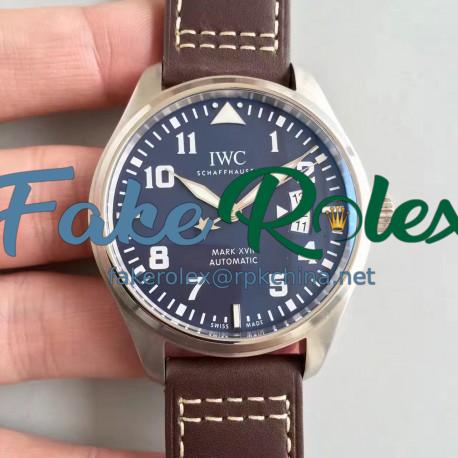 Replica IWC Pilot Mark XVII Le Petit Prince IW326501 MK Stainless Steel Blue Dial Swiss 2892