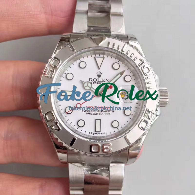 Replica Rolex Yacht-Master 40 116622 EW Stainless Steel White Dial Swiss 3135