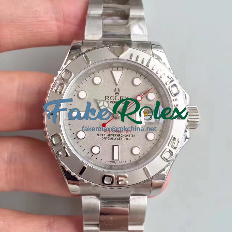 Replica Rolex Yacht-Master 40 116622 EW Stainless Steel Grey Dial Swiss 3135