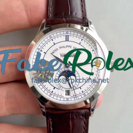 Replica Patek Philippe Annual Calendar 5396G KM Stainless Steel White Dial Swiss 324S