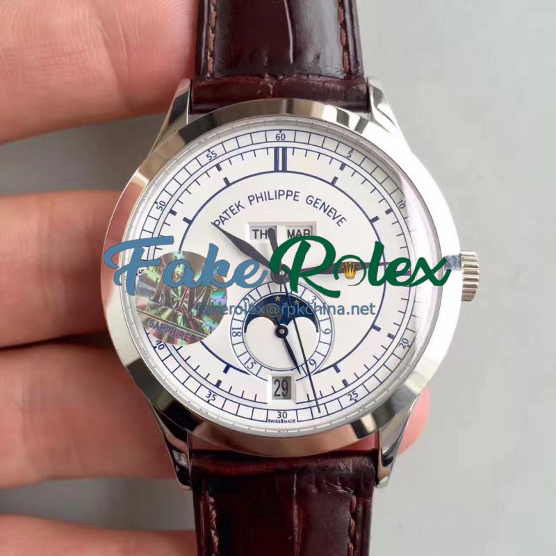 Replica Patek Philippe Annual Calendar 5396G KM Stainless Steel White Dial Swiss 324S