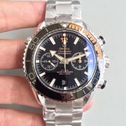 Replica Omega Seamaster Planet Ocean 600M Chronograph 215.30.46.51.01.002 JH Stainless Steel Black Dial Swiss 9900