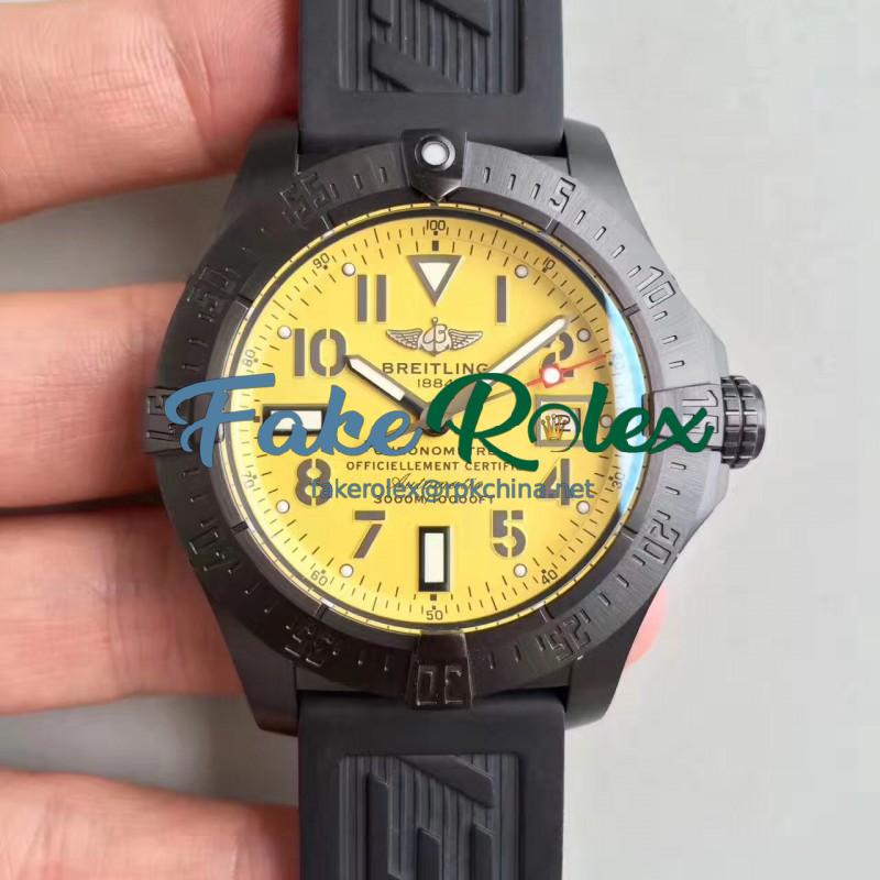 Replica Breitling Avenger II Seawolf A1733110/I519/152S/A20SS.1 Limited Edition PVD Yellow Dial Swiss 2836-2